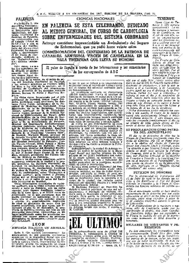 ABC MADRID 08-12-1967 página 77