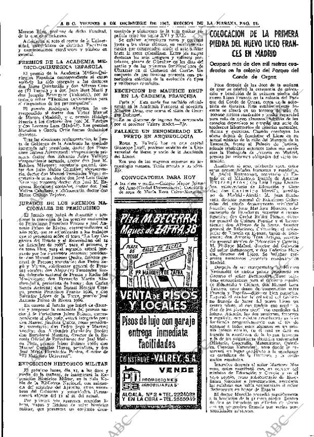 ABC MADRID 08-12-1967 página 91