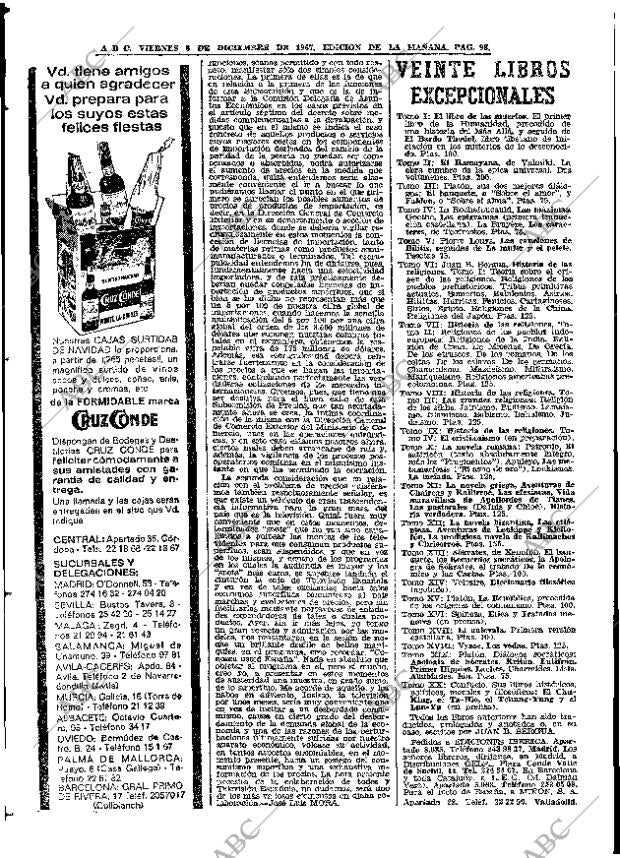 ABC MADRID 08-12-1967 página 98