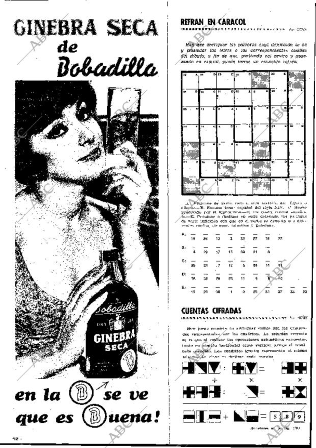 BLANCO Y NEGRO MADRID 09-12-1967 página 12