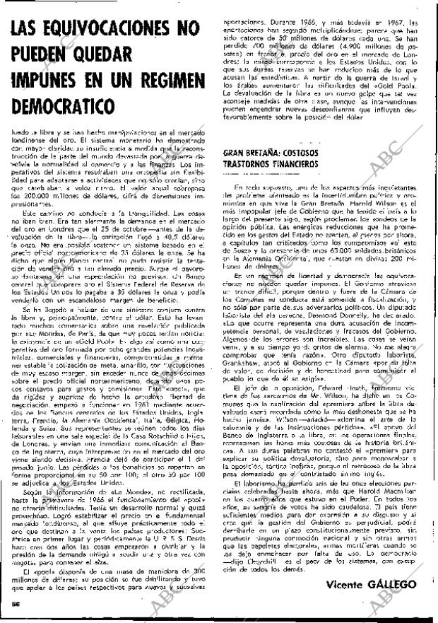 BLANCO Y NEGRO MADRID 09-12-1967 página 56