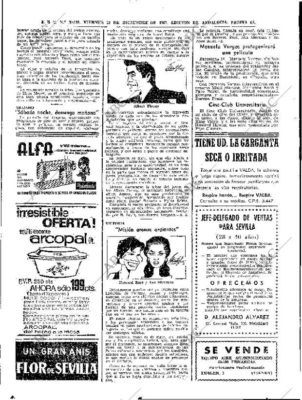 ABC SEVILLA 15-12-1967 página 68