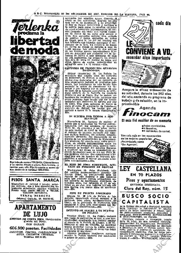 ABC MADRID 20-12-1967 página 66