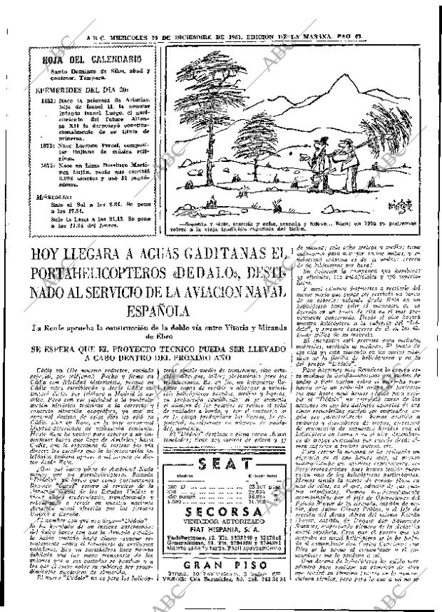 ABC MADRID 20-12-1967 página 67