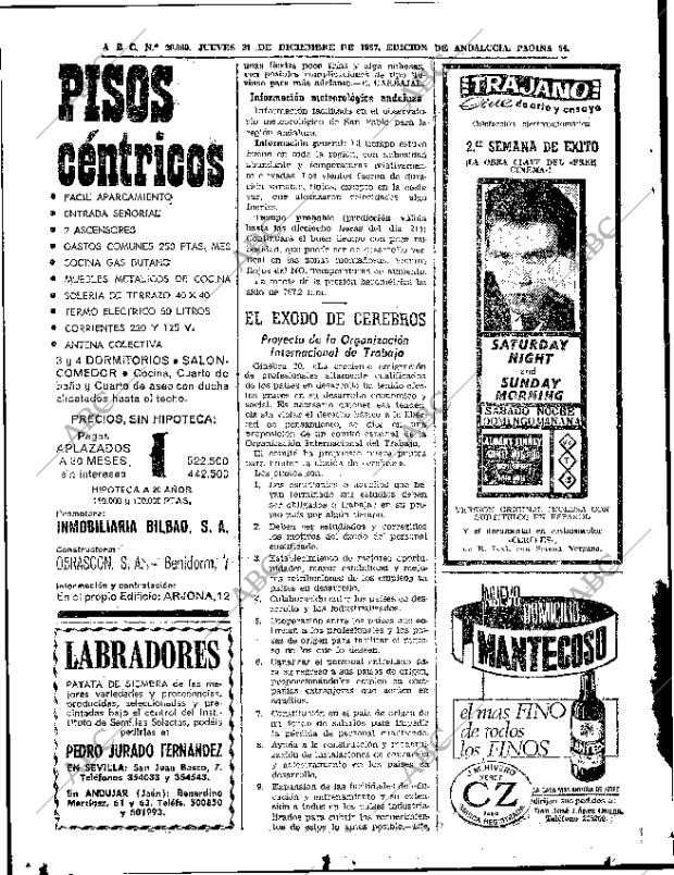 ABC SEVILLA 21-12-1967 página 54