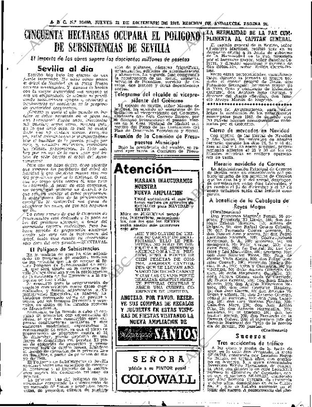 ABC SEVILLA 21-12-1967 página 57