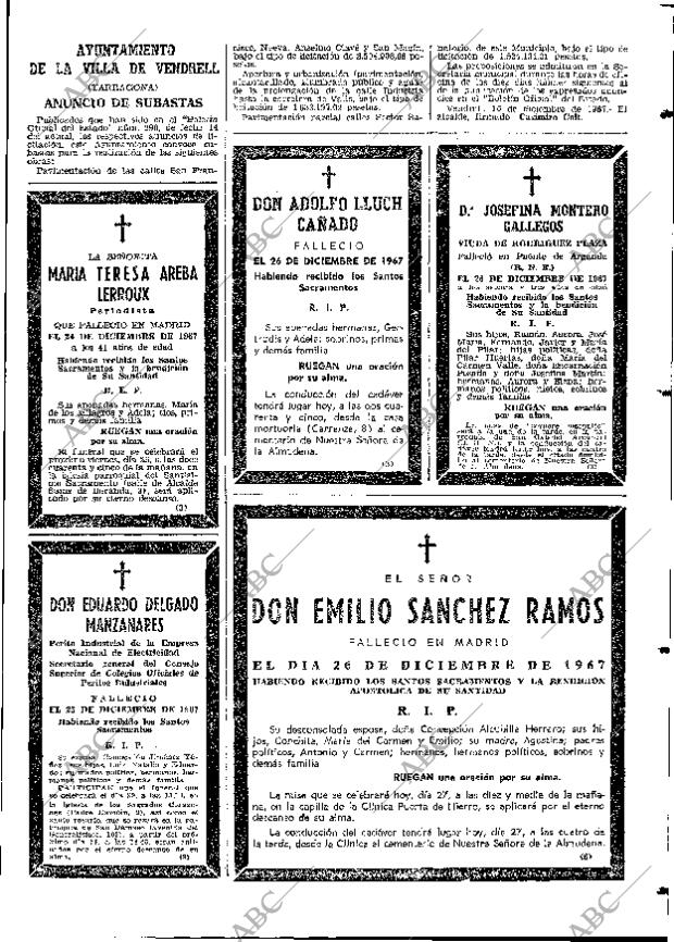 ABC MADRID 27-12-1967 página 109