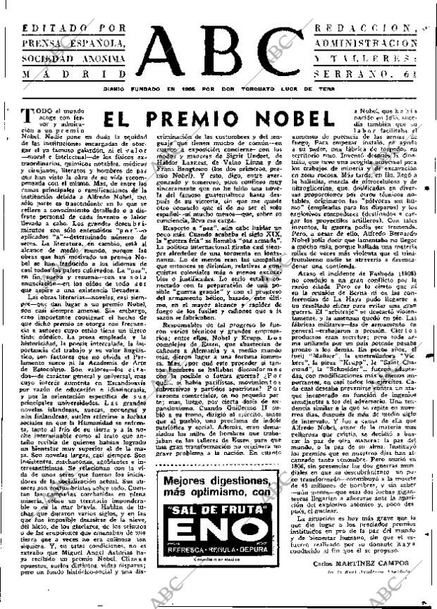 ABC MADRID 27-12-1967 página 3