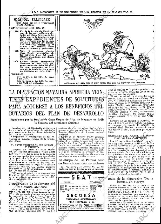 ABC MADRID 27-12-1967 página 53