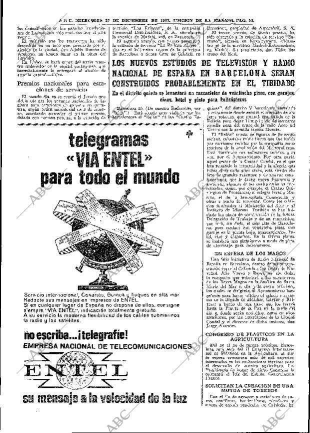 ABC MADRID 27-12-1967 página 55