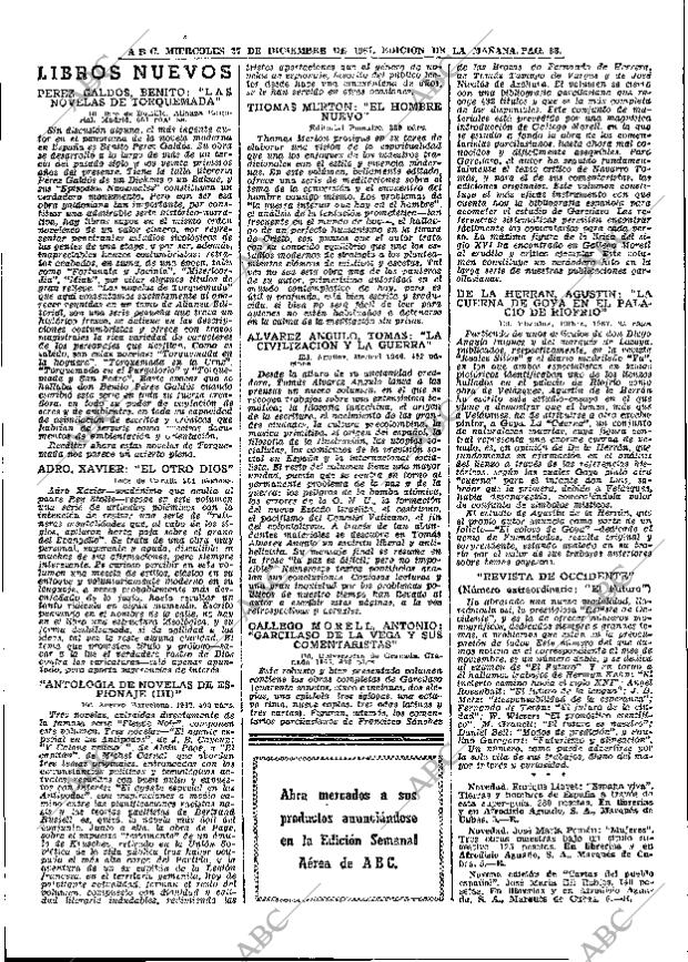 ABC MADRID 27-12-1967 página 68