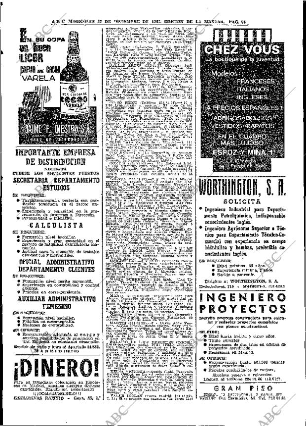 ABC MADRID 27-12-1967 página 94