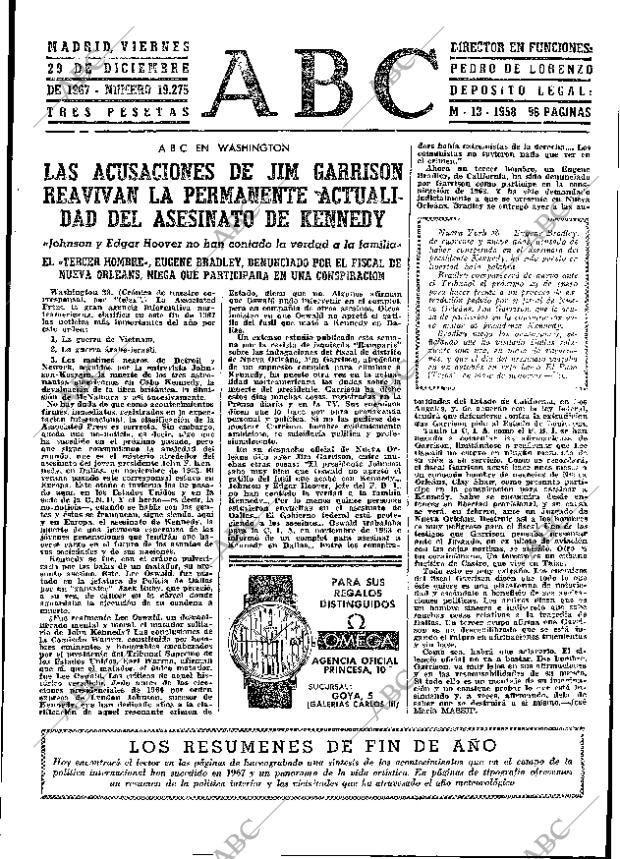 ABC MADRID 29-12-1967 página 39