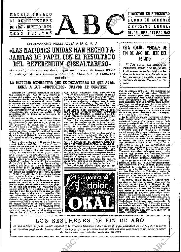 ABC MADRID 30-12-1967 página 47