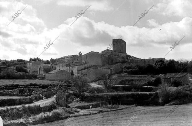 Vista general del pueblo la Sala (Tarragona)