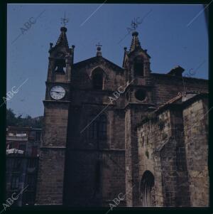 Exterior de la iglesia de San Vicente Mártir, en la parte vieja de la ciudad