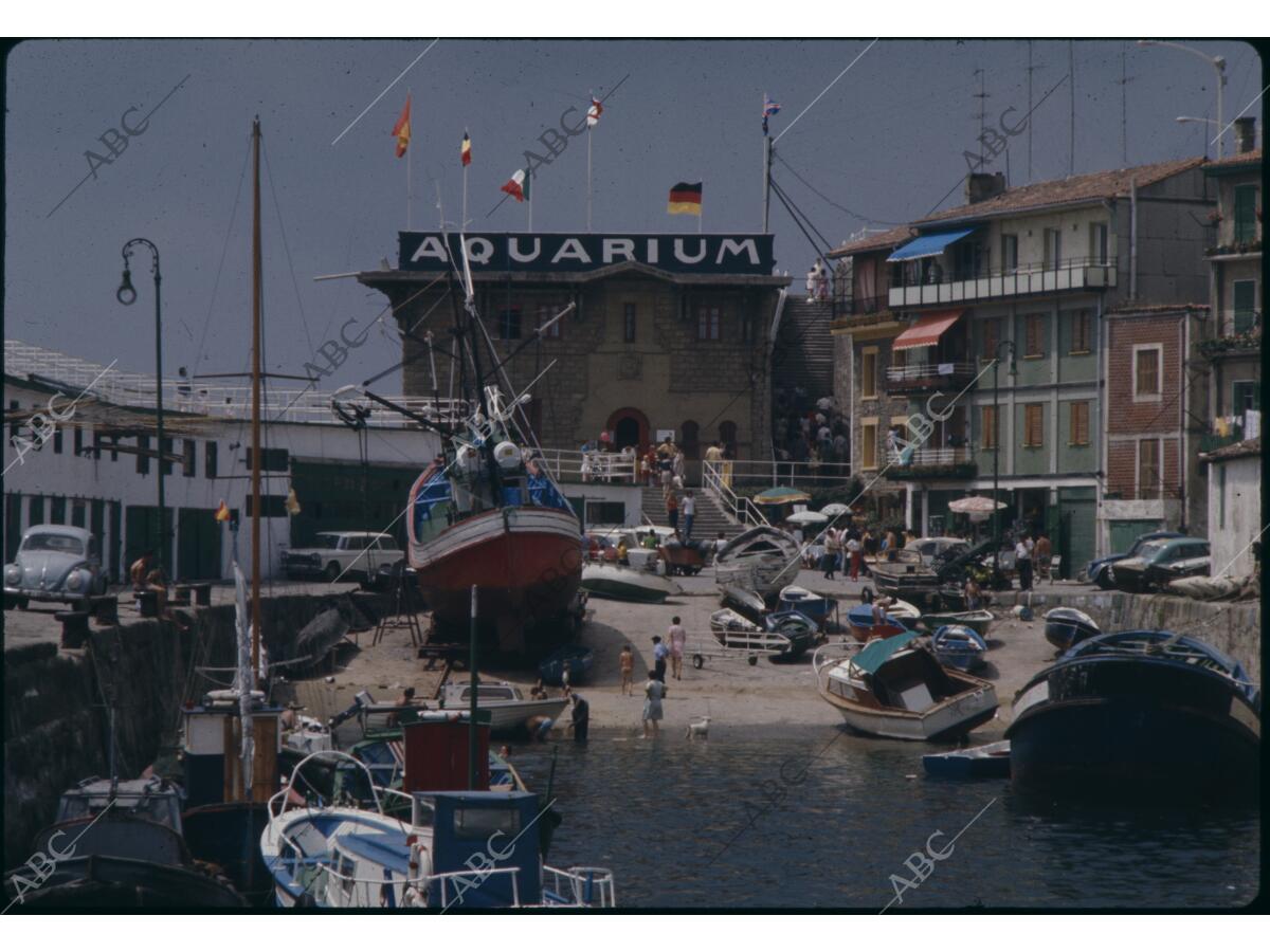 El Aquarium de San Sebastián, situado en el puerto Archivo ABC