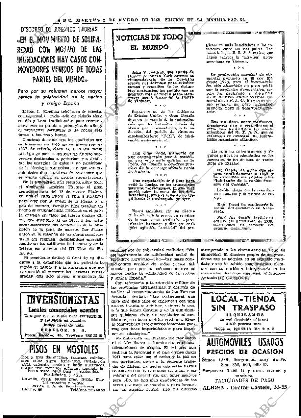 ABC MADRID 02-01-1968 página 34