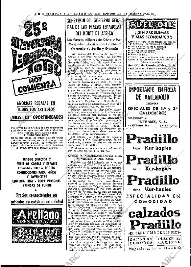 ABC MADRID 02-01-1968 página 36