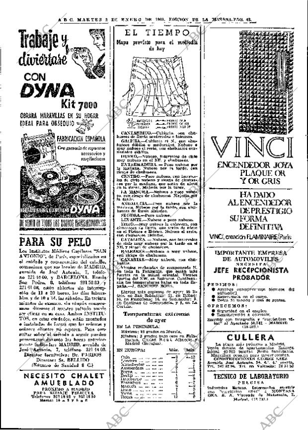 ABC MADRID 02-01-1968 página 48