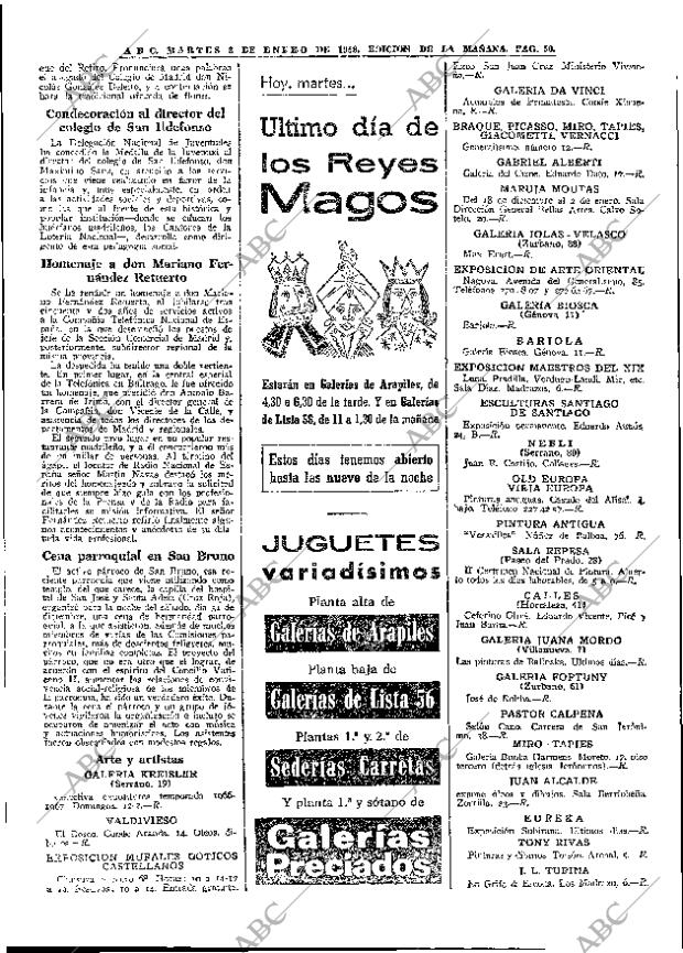 ABC MADRID 02-01-1968 página 50