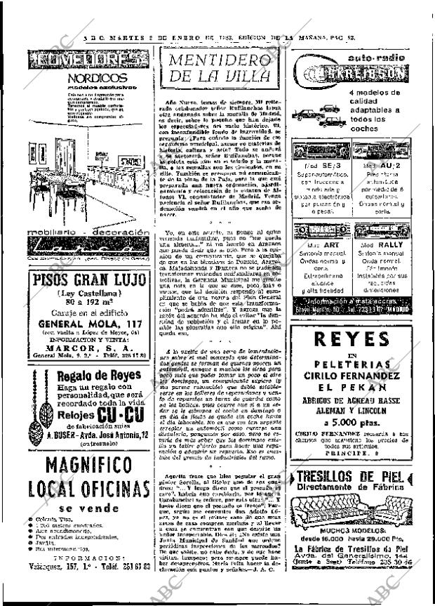 ABC MADRID 02-01-1968 página 52
