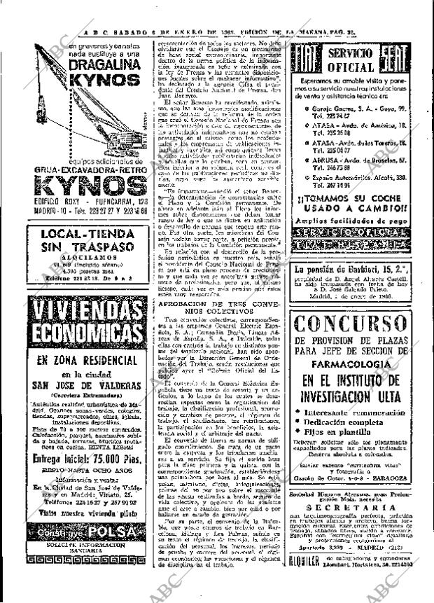 ABC MADRID 06-01-1968 página 32