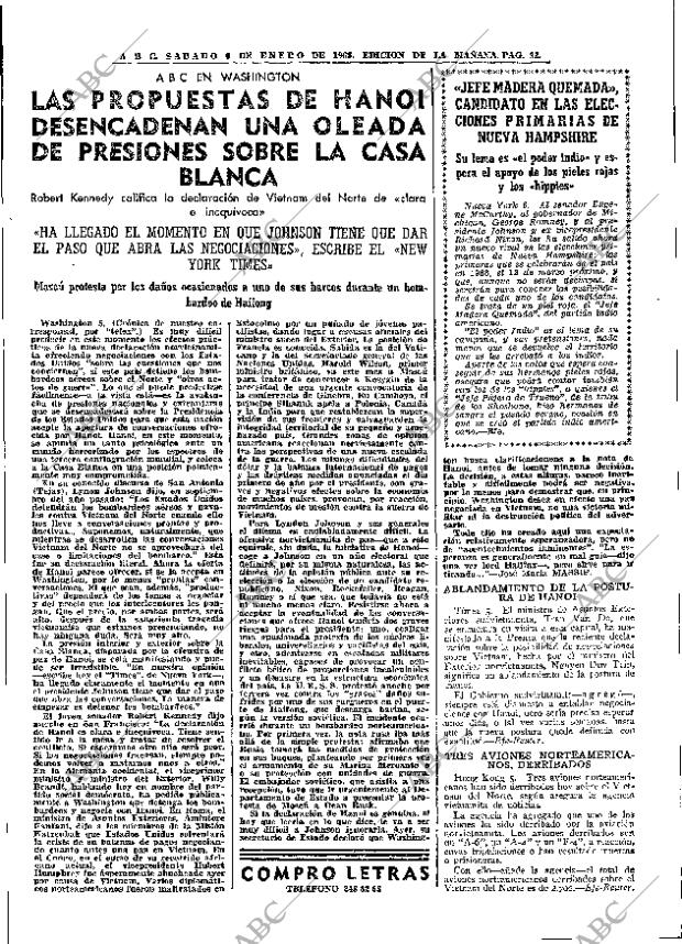 ABC MADRID 06-01-1968 página 33