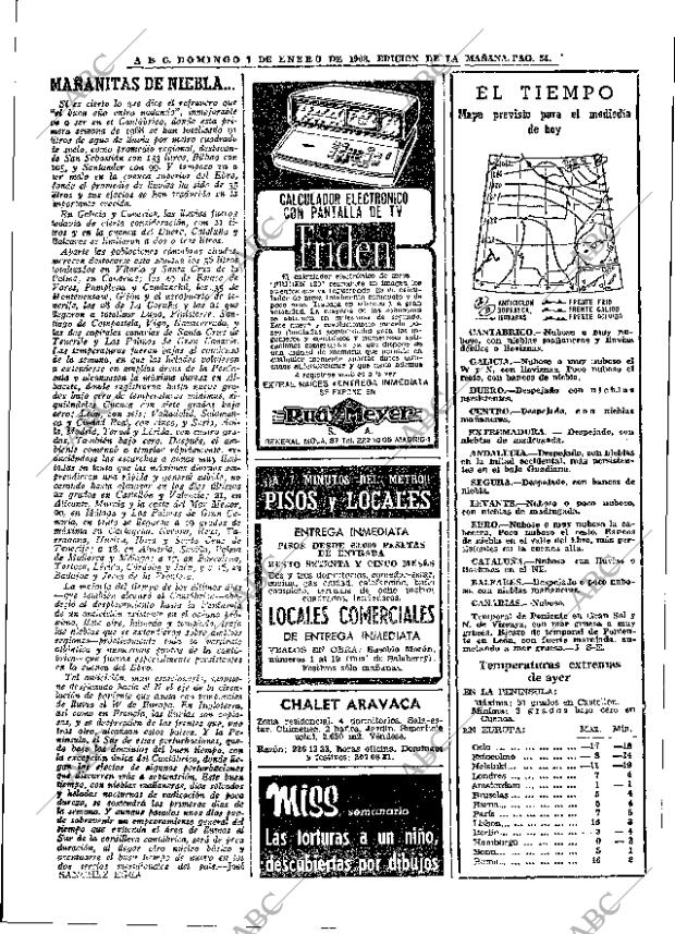 ABC MADRID 07-01-1968 página 54