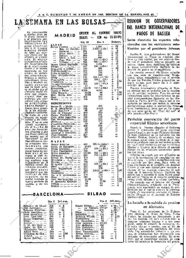 ABC MADRID 07-01-1968 página 67