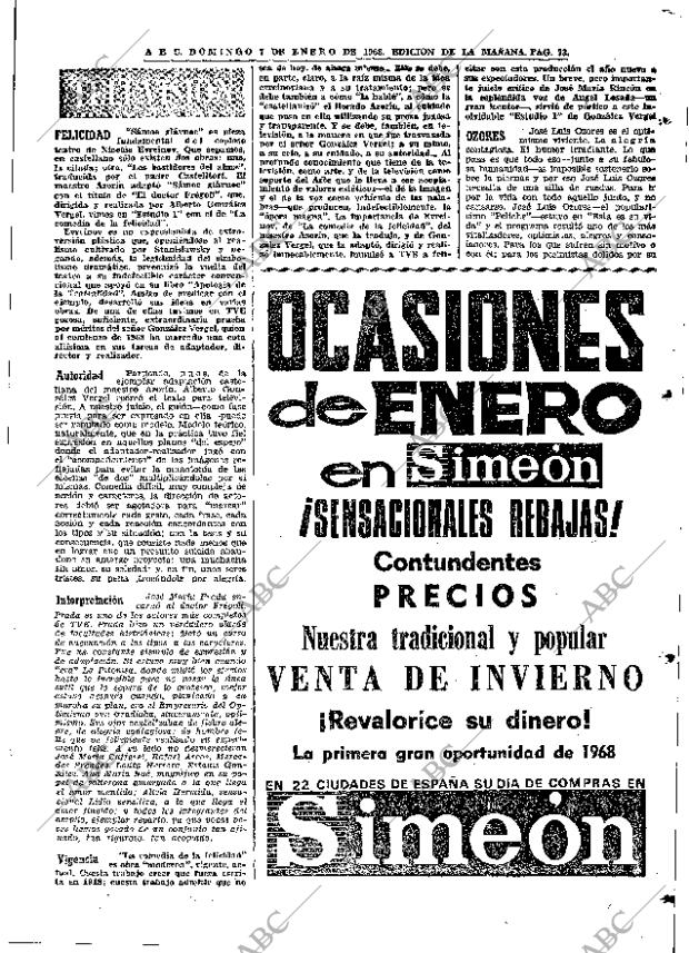 ABC MADRID 07-01-1968 página 73