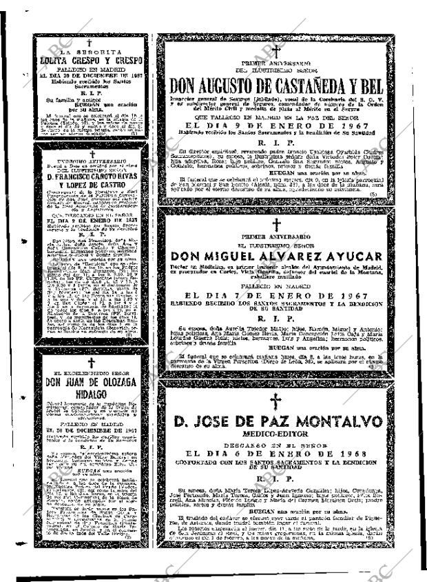 ABC MADRID 07-01-1968 página 92