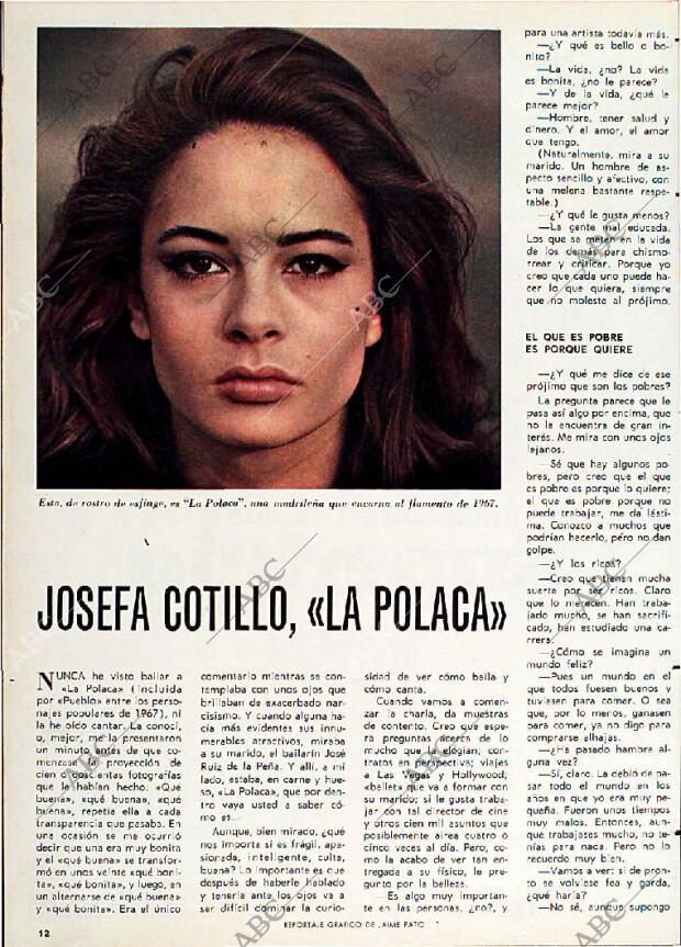 BLANCO Y NEGRO MADRID 13-01-1968 página 12