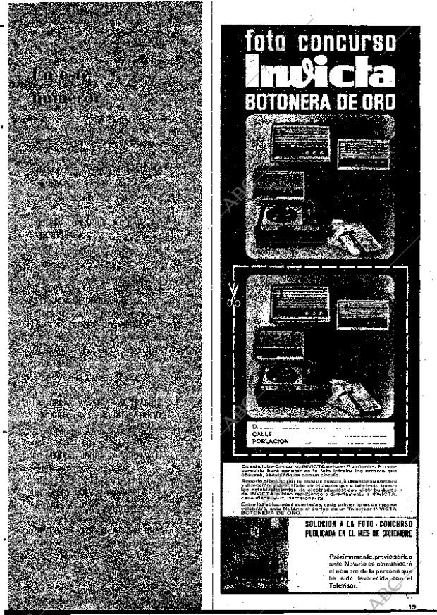 BLANCO Y NEGRO MADRID 13-01-1968 página 19