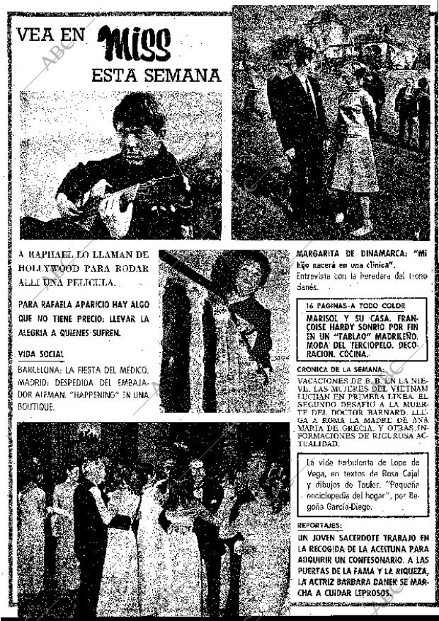BLANCO Y NEGRO MADRID 13-01-1968 página 82