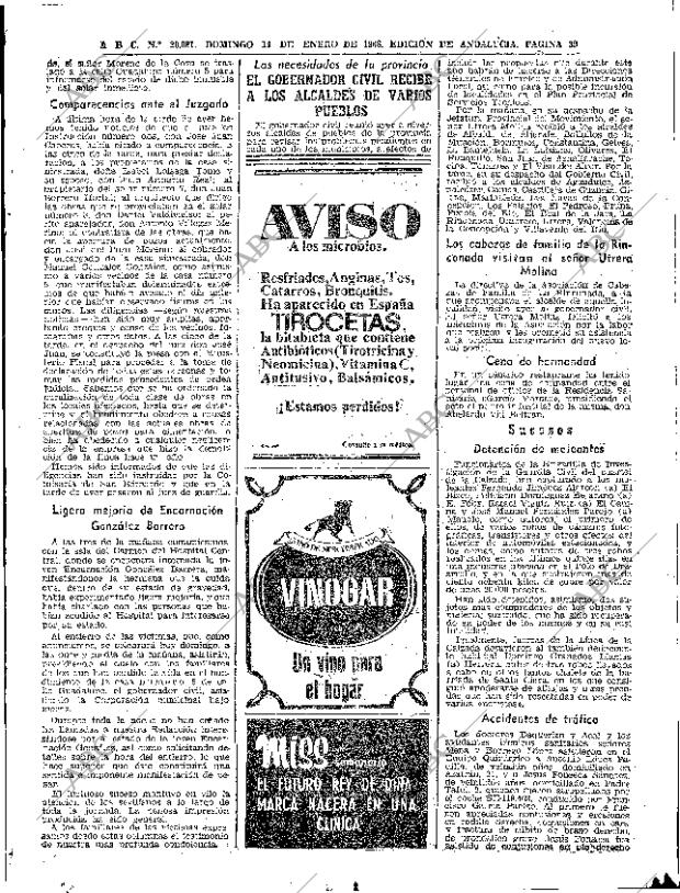 ABC SEVILLA 14-01-1968 página 39