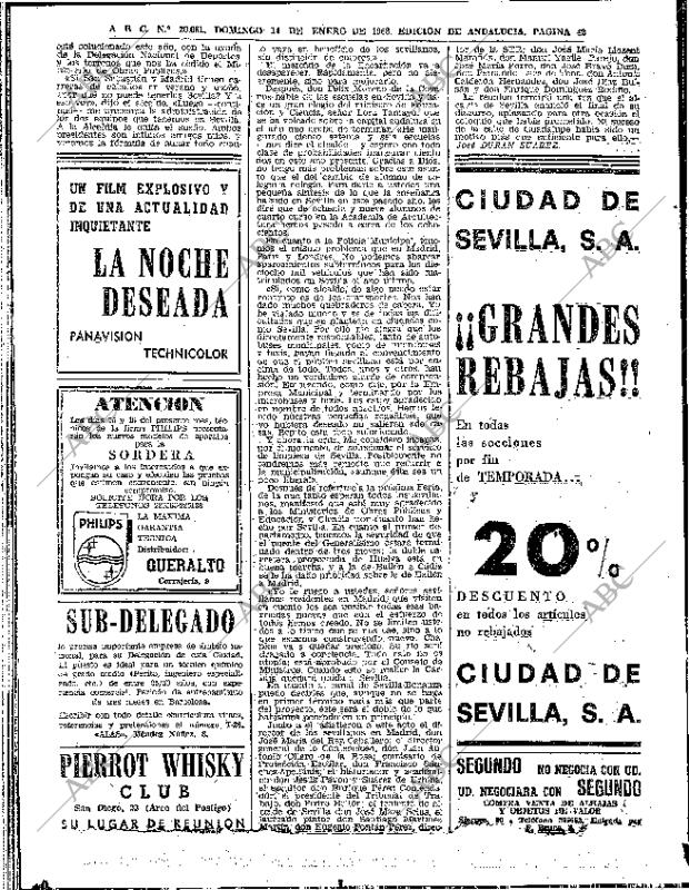 ABC SEVILLA 14-01-1968 página 42