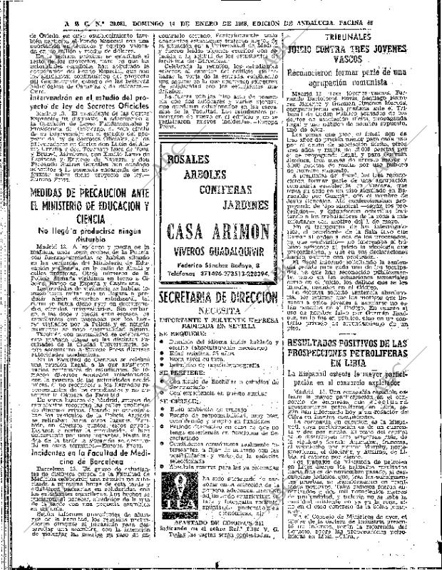 ABC SEVILLA 14-01-1968 página 46