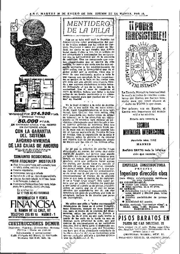 ABC MADRID 16-01-1968 página 54
