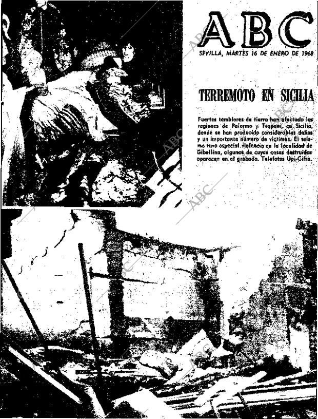 ABC SEVILLA 16-01-1968 página 1