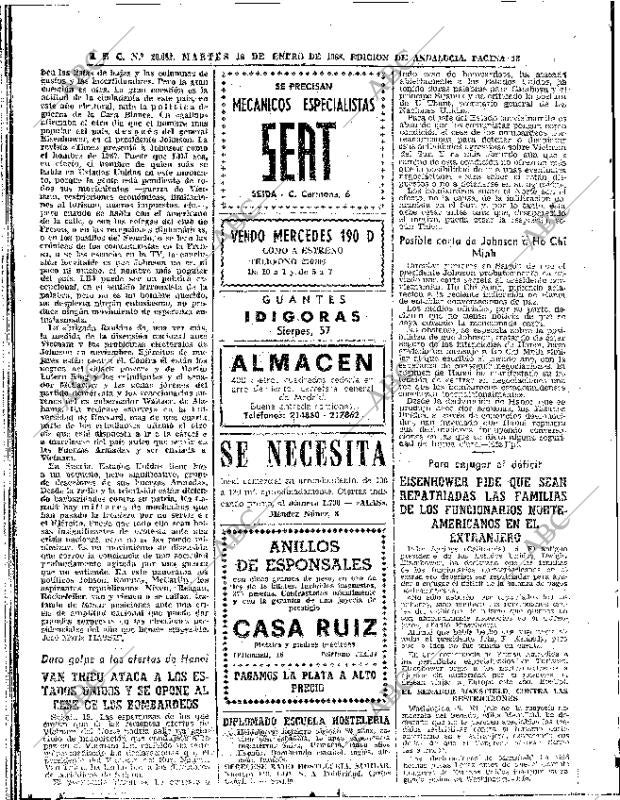ABC SEVILLA 16-01-1968 página 18