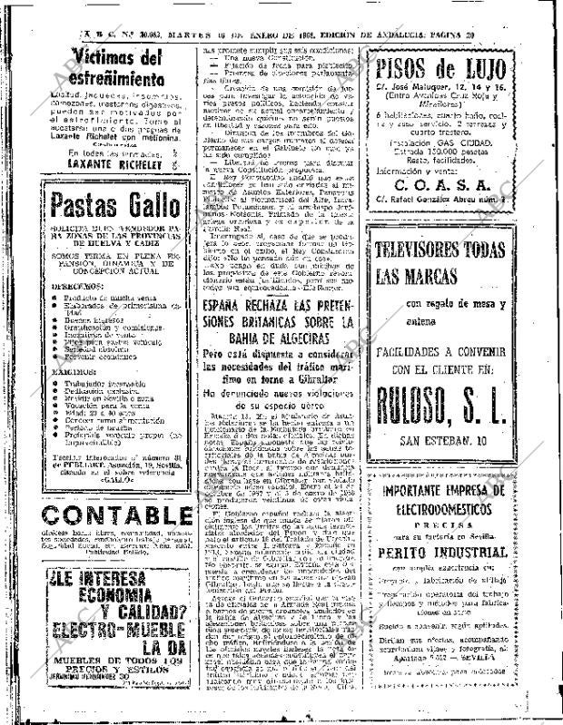 ABC SEVILLA 16-01-1968 página 20