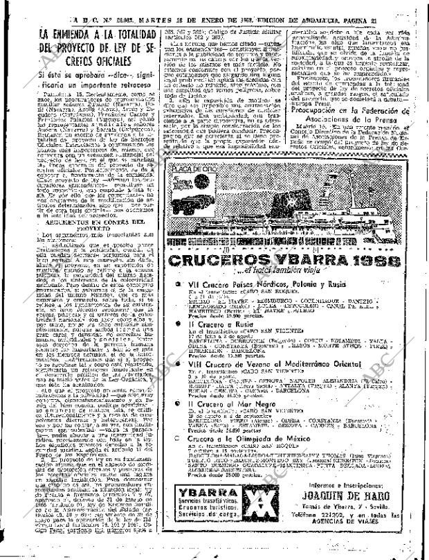 ABC SEVILLA 16-01-1968 página 21