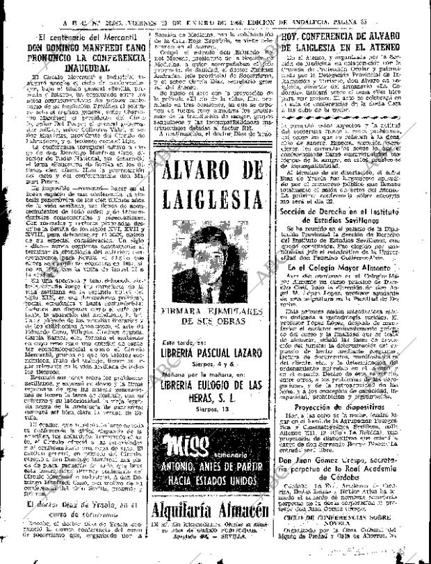 ABC SEVILLA 19-01-1968 página 83