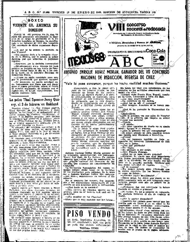 ABC SEVILLA 19-01-1968 página 98