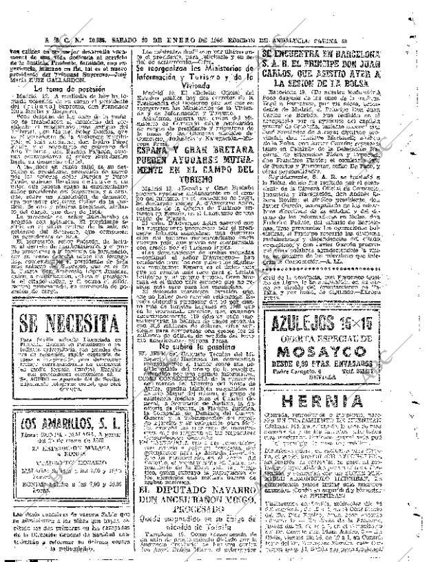 ABC SEVILLA 20-01-1968 página 40