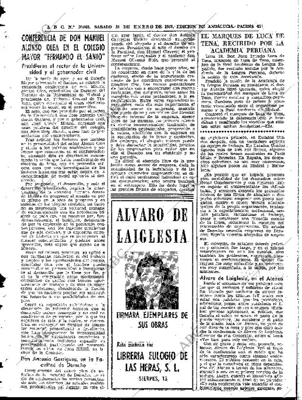 ABC SEVILLA 20-01-1968 página 41