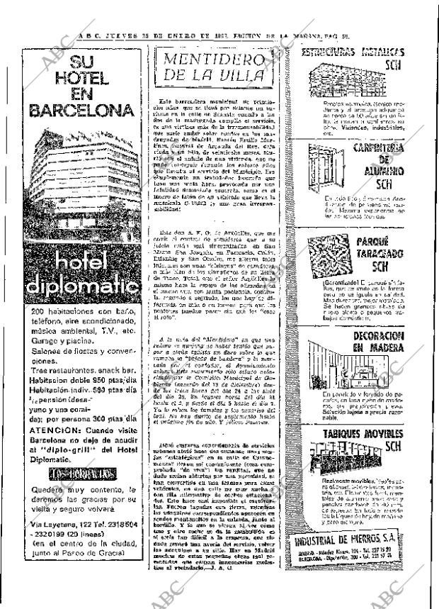 ABC MADRID 25-01-1968 página 58