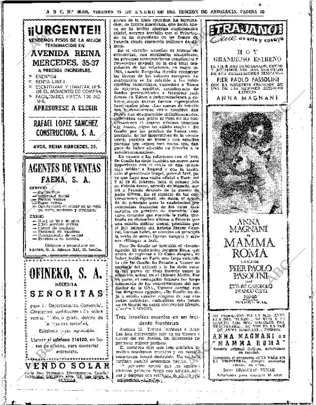 ABC SEVILLA 26-01-1968 página 20