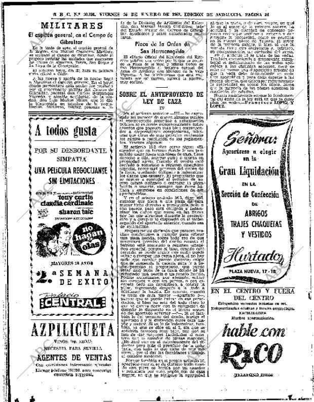 ABC SEVILLA 26-01-1968 página 34